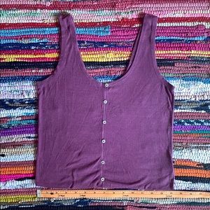 AE plum abalone button tank